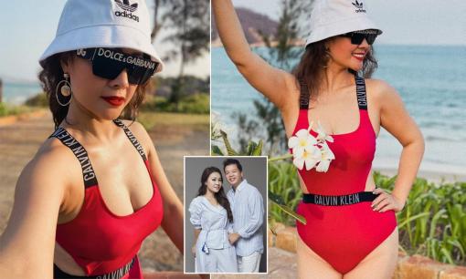 Bà xã ca sĩ Đăng Dương tung loạt ảnh bikini cực nóng, gợi cảm đến 'khó tin' ở tuổi U45