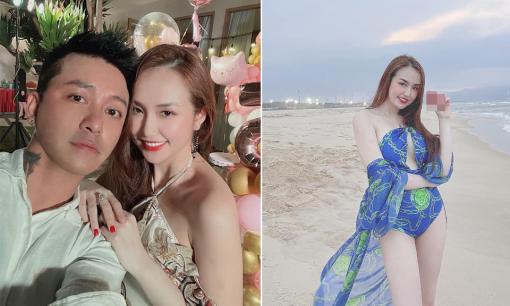 Bà xã Tuấn Hưng hiếm hoi diện bikini, mẹ 3 con nhưng đường cong cực nuột, body đầy quyến rũ