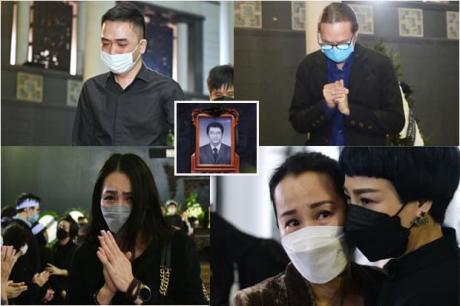 Đám tang nhạc sĩ Ngọc Châu: Dàn sao Việt mắt đỏ hoe, khóc thương tiễn đưa cố nhạc sĩ lần cuối
