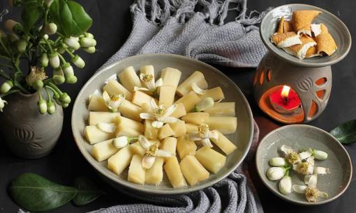 Mía ướp hoa bưởi - thức quà của tháng ba, bạn đã thử chưa?