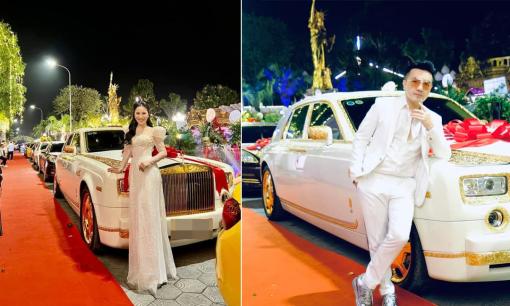 Loạt sao Việt dự tiệc kỷ niệm ngày cưới khủng ở Hải Dương, choáng nhất là dàn siêu xe xếp hàng dài cả cây số