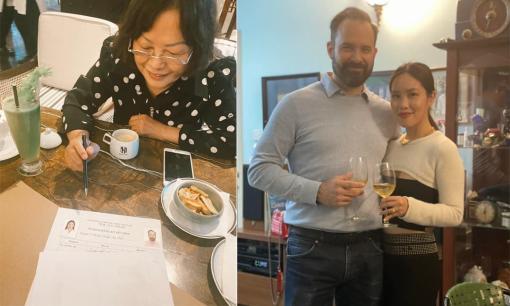 Em gái siêu mẫu Hà Anh đăng ký kết hôn với bạn trai Tây