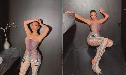 Kim Kardashian mặc quần rách tả tơi từ trên xuống dưới nhưng lại khiến dân mạng 'ngã ngửa' khi biết được giá