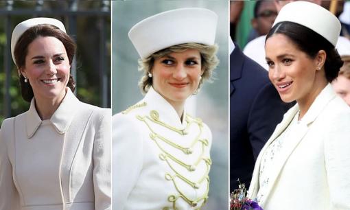 Cách Kate và Meghan bày tỏ lòng tôn kính với Công nương Diana qua những trang phục 