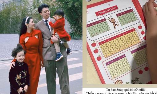 Ca nương Kiều Anh choáng với khả năng của con, phải thốt lên: 'Xưa mẹ học tính toán thì mém đội sổ mà sao nó tính khiếp vậy' 