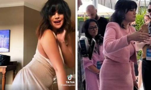 Selena Gomez vô tư để lộ vòng hai sồ sề vì đã 'miễn nhiễm' với những lời chê bai phát tướng