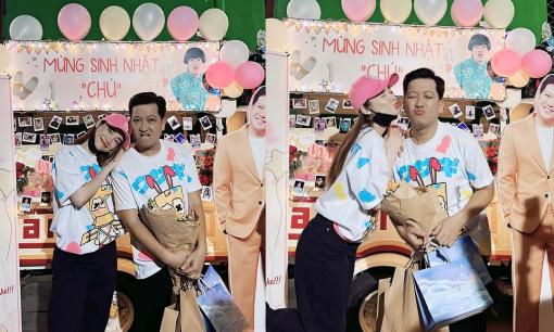 Xứng danh vợ danh hài, Nhã Phương chúc sinh nhật chồng cũng lầy lội không kém ai