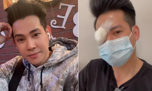 Phùng Ngọc Huy bất ngờ đăng ảnh băng bó một bên mắt khiến fans lo lắng 