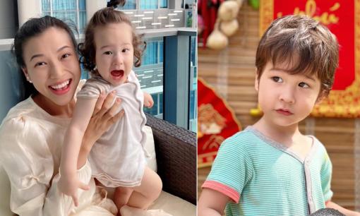 Hoàng Oanh đăng loạt ảnh cũ chụp cùng con trai khi còn sống ở Singapore cùng chồng Tây?