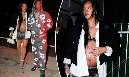 Rihanna xuất hiện gợi cảm bên ASAP Rocky giữa lúc bạn trai dính bê bối ồn ào
