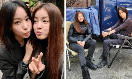 Ảnh hậu trường cho thấy nhan sắc thật của mỹ nhân 'Vườn sao băng' và sao 'Sắc đẹp ngàn cân', ai mới là người đỉnh hơn?