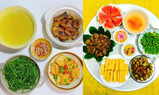 Đầu tuần tham khảo 20 mâm cơm nhà đẹp mắt: Toàn món đơn giản nhưng lại cực hao cơm 