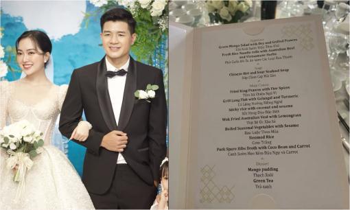 Thực đơn đám cưới lần 3 của Hà Đức Chinh tại khách sạn hạng sang ở Hà Nội có gì?