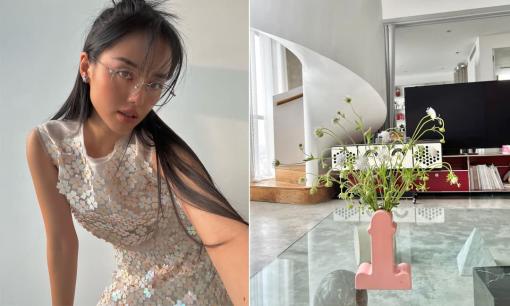 'Cô em Trendy' Khánh Linh khoe không gian bên trong căn penthouse duplex siêu sang 