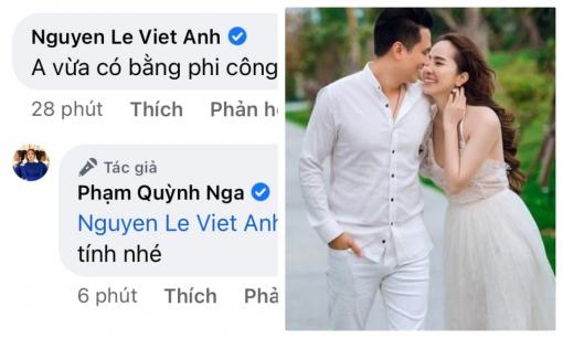 Quỳnh Nga vừa tuyên bố 'thích phi công', Việt Anh vội nhận ngay: 'Anh vừa có bằng'