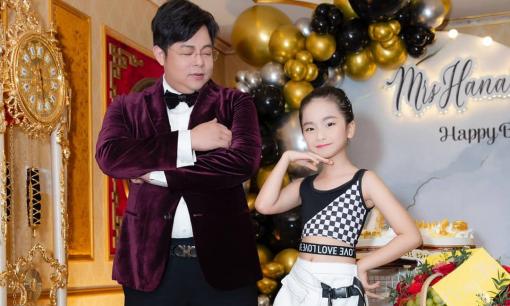 Rich kid Ruby Gia Hân, ái nữ của Hoa hậu Bùi Thị Hà làm mẫu cùng ca sĩ Quang Lê