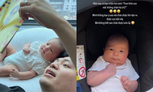 Salim lên tiếng đáp trả khi bị phán xét về chuyện đăng ảnh con gái, tung thêm loạt khoảnh khắc cực yêu của nhóc tì và chồng thiếu gia