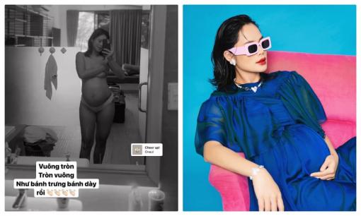 Người mẫu Hiền Trần bán nude táo bạo, gợi cảm hết nấc dù cận ngày sinh nở