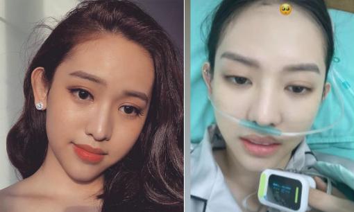 Hot girl Thúy Vi đăng ảnh nằm viện khiến fan lo lắng 