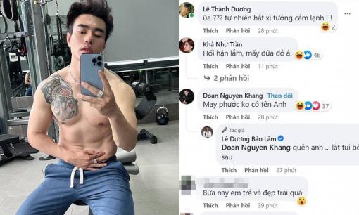 Hiếm hoi Lê Dương bảo Lâm khoe body cuồn cuộn 6 múi ở phòng tập, nhưng bị fan 'trêu chọc' cực lầy