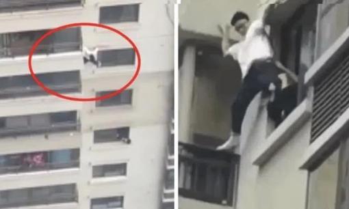 'Người nhện' tay không leo xuống tòa nhà chọc trời 37 tầng