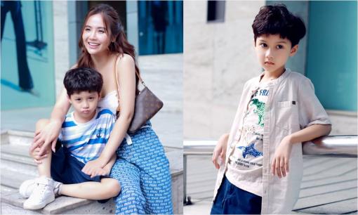 Huyền Lizzie hiếm hoi tung loạt ảnh bên quý tử, trọn vẹn dung mạo điển trai như tài tử nhí làm netizen tan chảy