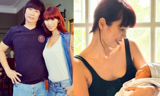 Siêu mẫu Hà Anh vui mừng thông báo gia đình có thêm thành viên mới, em cùng cha khác mẹ