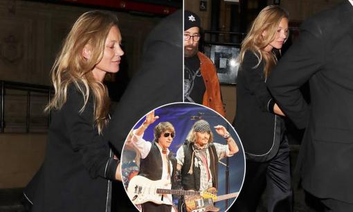 Kate Moss được bắt gặp đến ủng hộ Johnny Depp tại hòa nhạc, dấy nghi vấn 'tình cũ không rủ cũng tới'