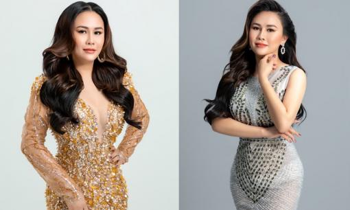Doanh nhân Lý Kim Ngân lộng lẫy trong trang phục của NTK Tommy Nguyễn sau cuộc thi