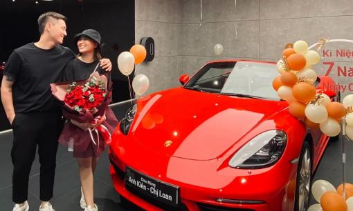 Vợ chồng diễn viên Kiên Hoàng - Heo Mi Nhon tậu xế 'khủng' nhân kỷ niệm 7 năm ngày cưới 