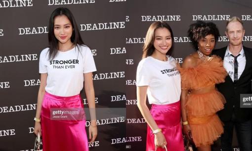 Hoa hậu Trúc Diễm thu hút truyền thông quốc tế khi đi dự tiệc khởi động tiền lễ trao giải Emmy