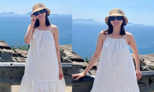 Lều Phương Anh thoải mái đi du lịch Nha Trang sau tuyên bố lập vi bằng kiện tụng con gái của bạn trai