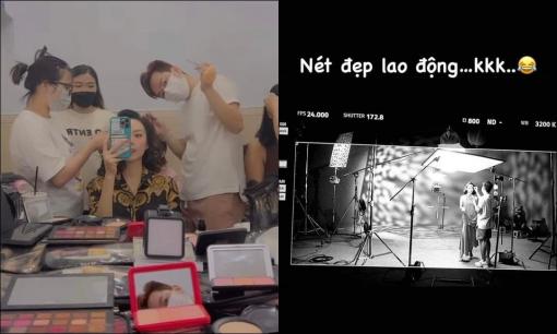 Chỉ còn 2 ngày trước đám cưới chính thức, Minh Hằng vẫn tất bật chạy show, còn khoe ảnh nét đẹp lao động