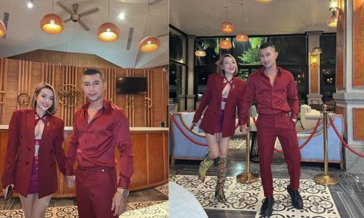 Ngân 98 và Lương Bằng Quang diện đồ 'tông xuyệt tông' cùng nhau đi diễn, nữ DJ tiếp tục 'đốt mắt' với pha khoe vòng 1 siêu hot  