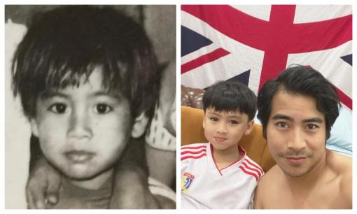 Chồng cũ Ngọc Lan đăng ảnh hiếm khi bé để chứng minh quý tử sao y bản chính, tiết lộ sự thay đổi lớn của con trai