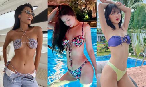 Hot girl tung ảnh bikini: Thiên An lấn lướt với thân hình nóng bỏng, Thảo Nhi Lê cũng chẳng kém cạnh 