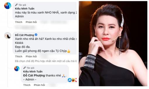 Thấy Kiều Minh Tuấn khoe ảnh thăng hạng nhan sắc sau chia tay, Cát Phượng để lại bình luận nghe mà thương