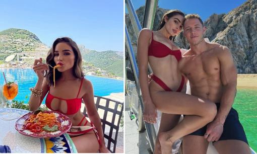 Cựu Hoa hậu Hoàn vũ Olivia Culpo khoe trọn vóc dáng sexy với bikini, vòng một như muốn trào ra ngoài