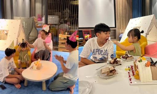 Cường Đô La tổ chức sinh nhật cho Subeo: Suchin đút bánh kem cho anh trai siêu yêu, cả gia đình hát hò vui vẻ hết nấc 