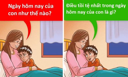 7 câu hỏi quan trọng cha mẹ nên hỏi con trước khi đi ngủ