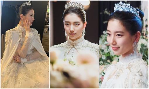 Suzy sang như nữ hoàng khi diện váy cưới tiền tỷ, khéo chọn tóc tai khoe góc mặt đẹp đến mơ màng