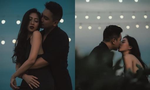 Liêu Hà Trinh khoe loạt ảnh đầy lãng mạn bên nửa kia, cả 2 liên tục nhìn nhau đắm đuối và 'khóa môi' cực tình tứ