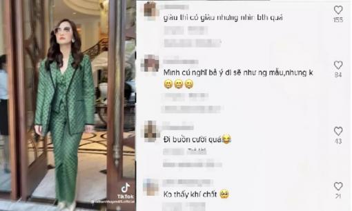 Lên đồ đậm chất tổng tài giàu có, Lã Thanh Huyền vẫn bị chê kém sang 