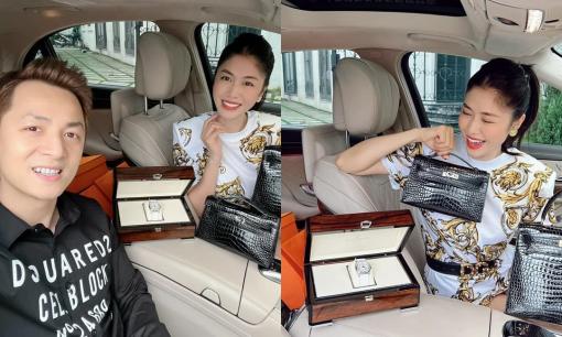 Đăng Khôi mừng sinh nhật bà xã, quả thực xứng danh 'Ông chồng quốc dân' khi tặng toàn đồ hiệu