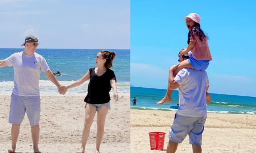 Vợ cũ MC Thành Trung cùng chồng Tây và con gái đi du lịch biển, thừa nhận: 'Gần 40 tuổi đầu mới biết thế nào là yêu!'