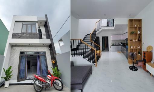 Gợi ý mẫu nhà ống hai tầng với kinh phí xây dựng thấp, không gian tràn ngập ánh sáng nhờ 'điểm nhấn' trong thiết kế 