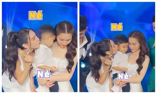 Là Hoa hậu đình đám, nào ngờ Thùy Tiên nhận cái kết đắng lòng khi cố 'cưỡng hôn' con trai Hòa Minzy