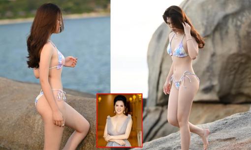 Con gái 15 tuổi của ca sĩ Đinh Hiền Anh diện bikini táo bạo, khoe dáng trên biển, dân mạng thốt lên: 'Hoa hậu tương lai đây rồi!'