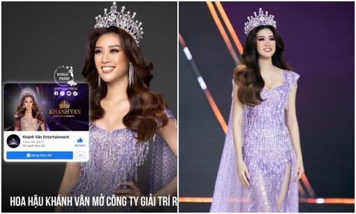 Khánh Vân chính thức mở công ty giải trí riêng sau khi kết thúc nhiệm kì Hoa hậu Hoàn vũ 2022, fans ủng hộ rần rần