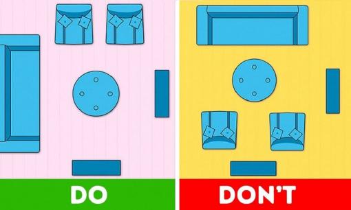 9 nguyên tắc bố trí nội thất giúp tiết kiệm không gian tối đa cho phòng khách nhỏ